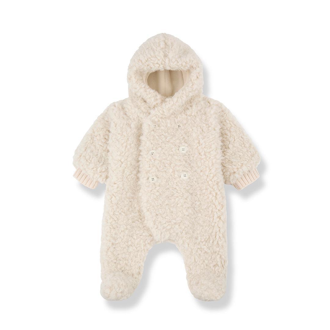 1+ In The Family Floriane Polar Suit - Ecru-Pramsuits-Ecru-3m | Natural Baby Shower