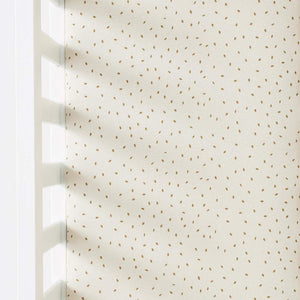 The Little Green Sheep Organic Crib Fitted Sheet - Linen Rice-Sheets- | Natural Baby Shower