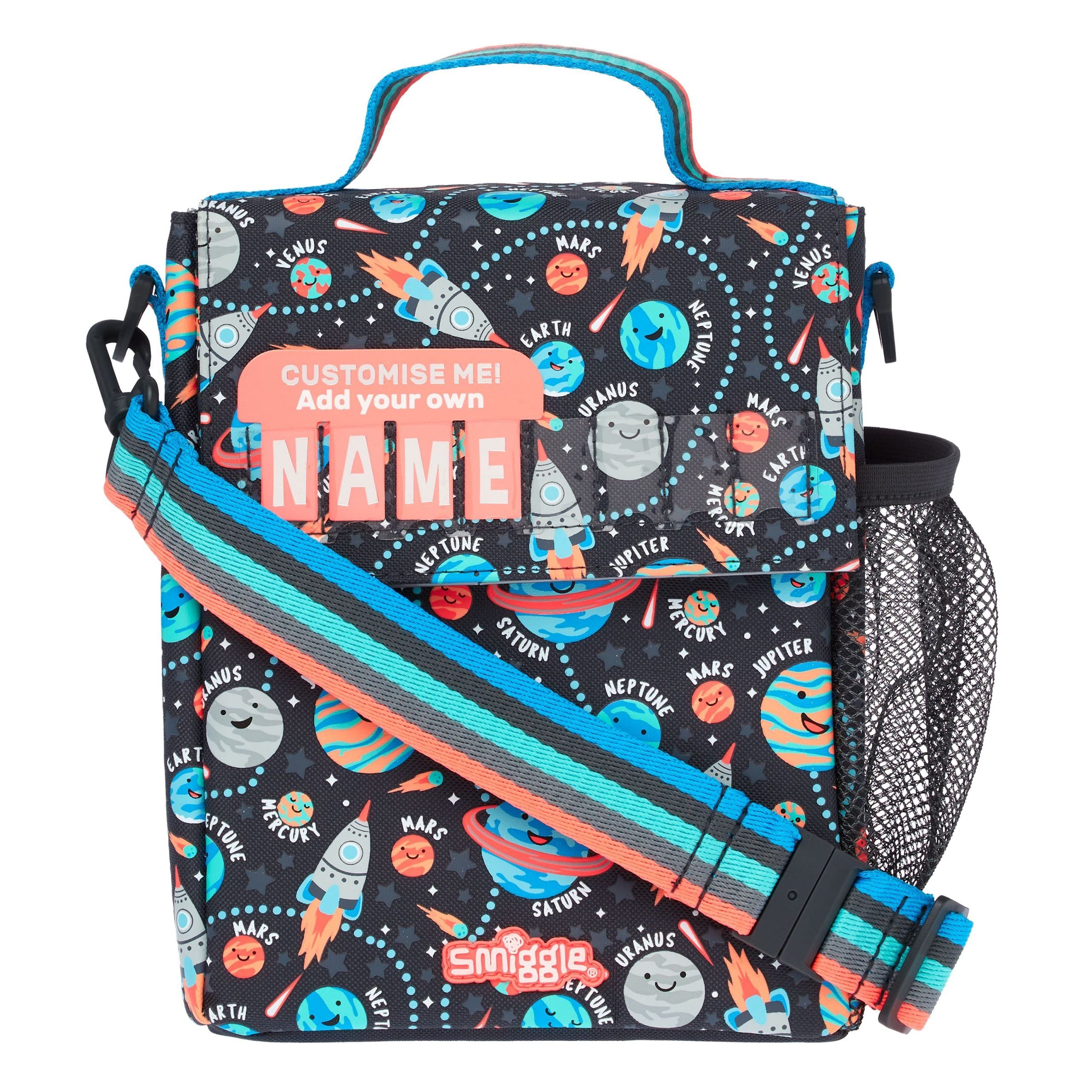 Smiggle - Up & Down Minik İsimlikli Beslenme Çantası-Dinossi