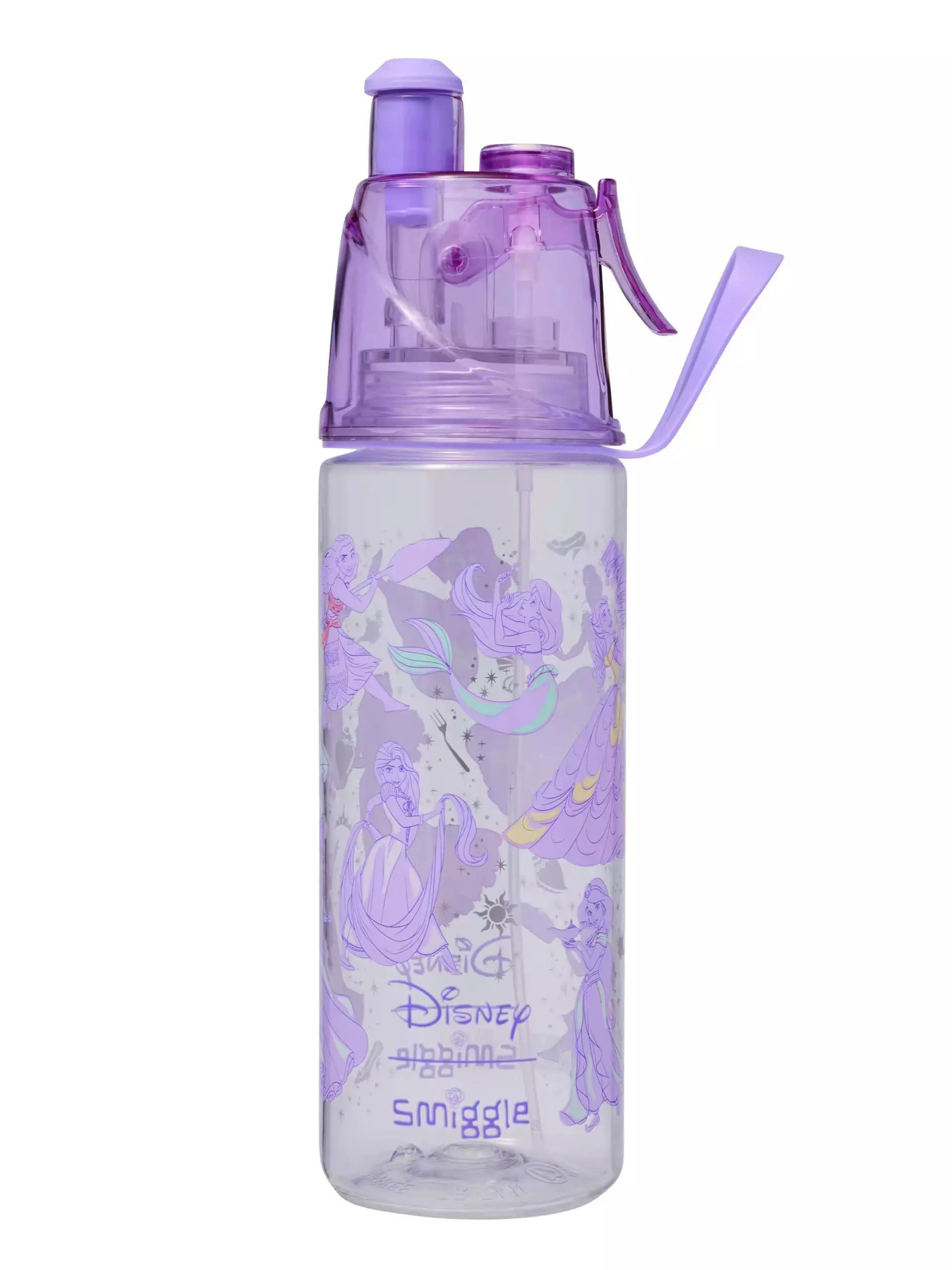 Smiggle - Disney Prenses Su Püskürtmeli 560ML BPAsız Suluk-Dinossi