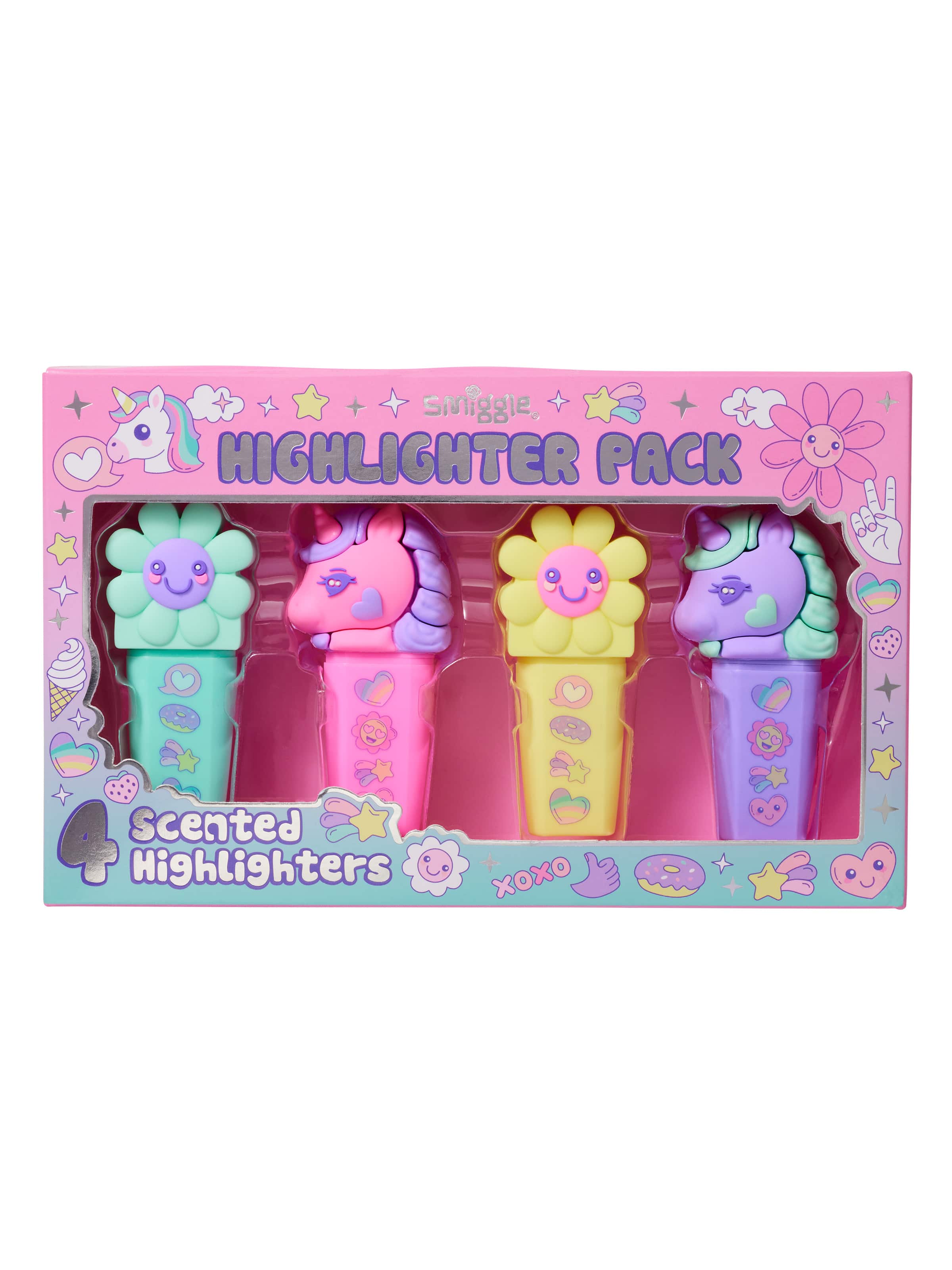 Smiggle - Epic Highlighter Kalem Seti-Dinossi