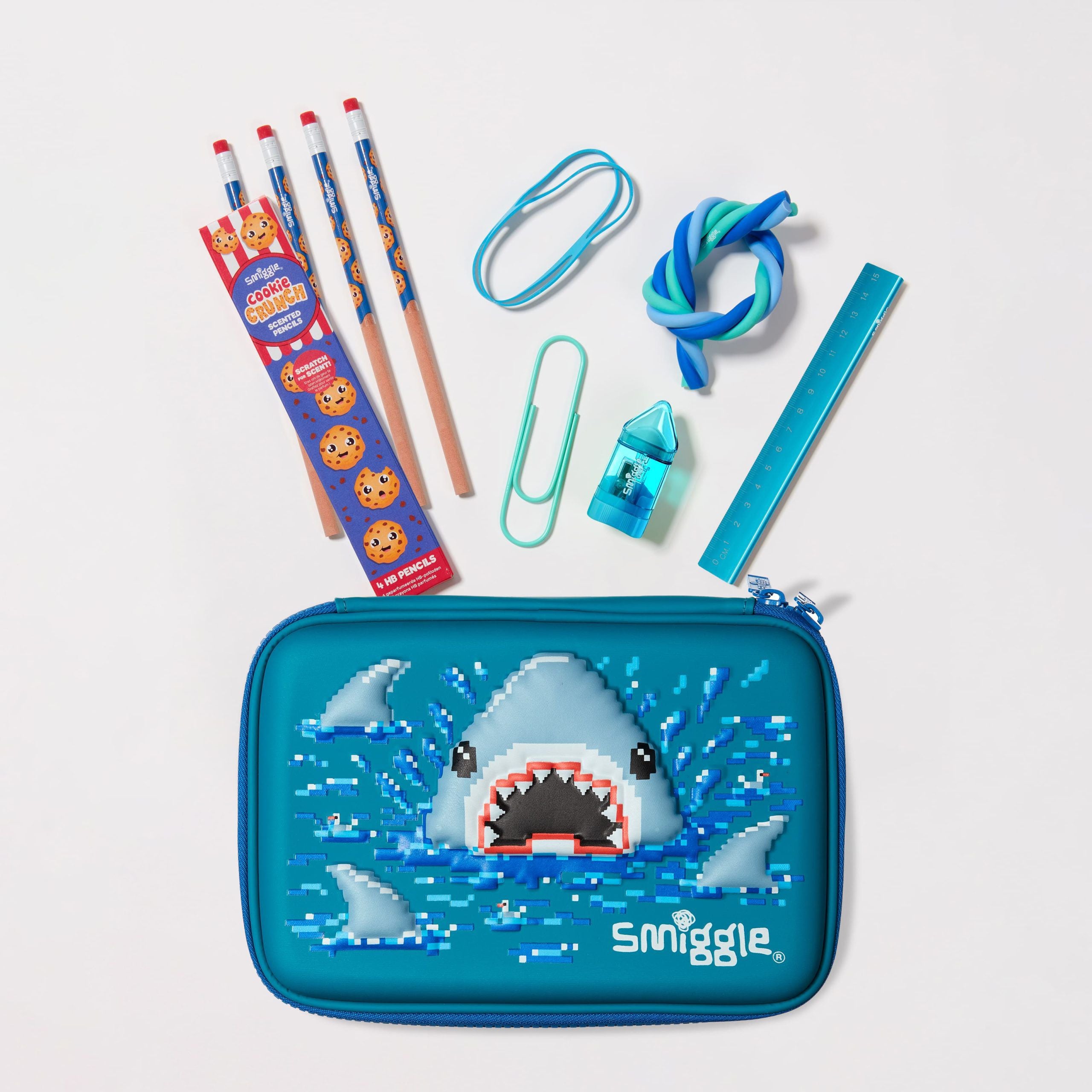 Smiggle - Beyond Kalem Kutusu ve Kırtasiye Paketi-Dinossi