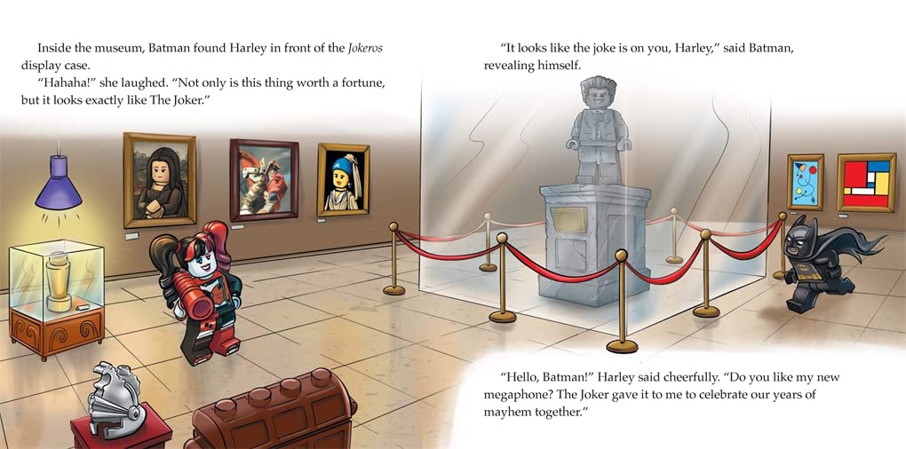 Buster Books - LEGO® DC Супергерои™: Бэтмен против Харли Квинн Книга с фигуркой, заданиями и рассказами на английском языке