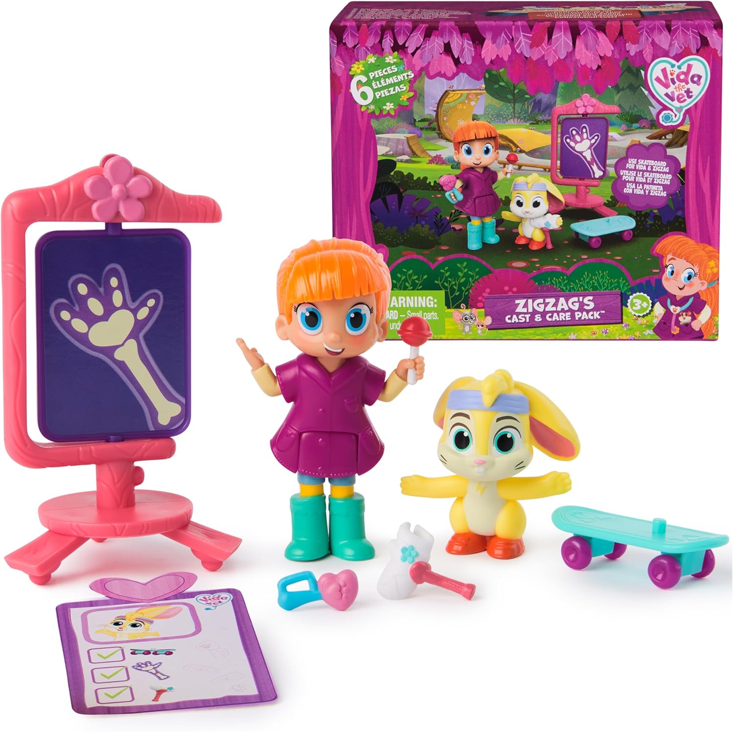 Dinossi - Вида Ветеринар, Фигурки действия Вида и Зиг Заг