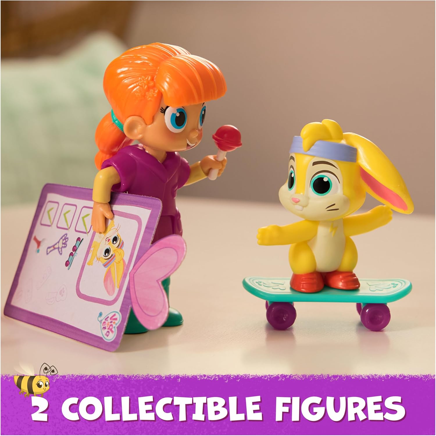 Dinossi - Вида Ветеринар, Фигурки действия Вида и Зиг Заг