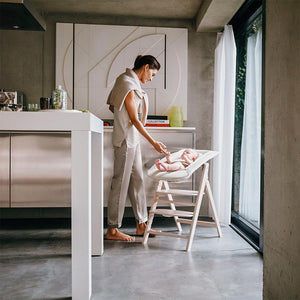 CYBEX Click & Fold 4 In 1 Highchair - Stone Blue-Highchairs-Stone Blue- | Natural Baby Shower