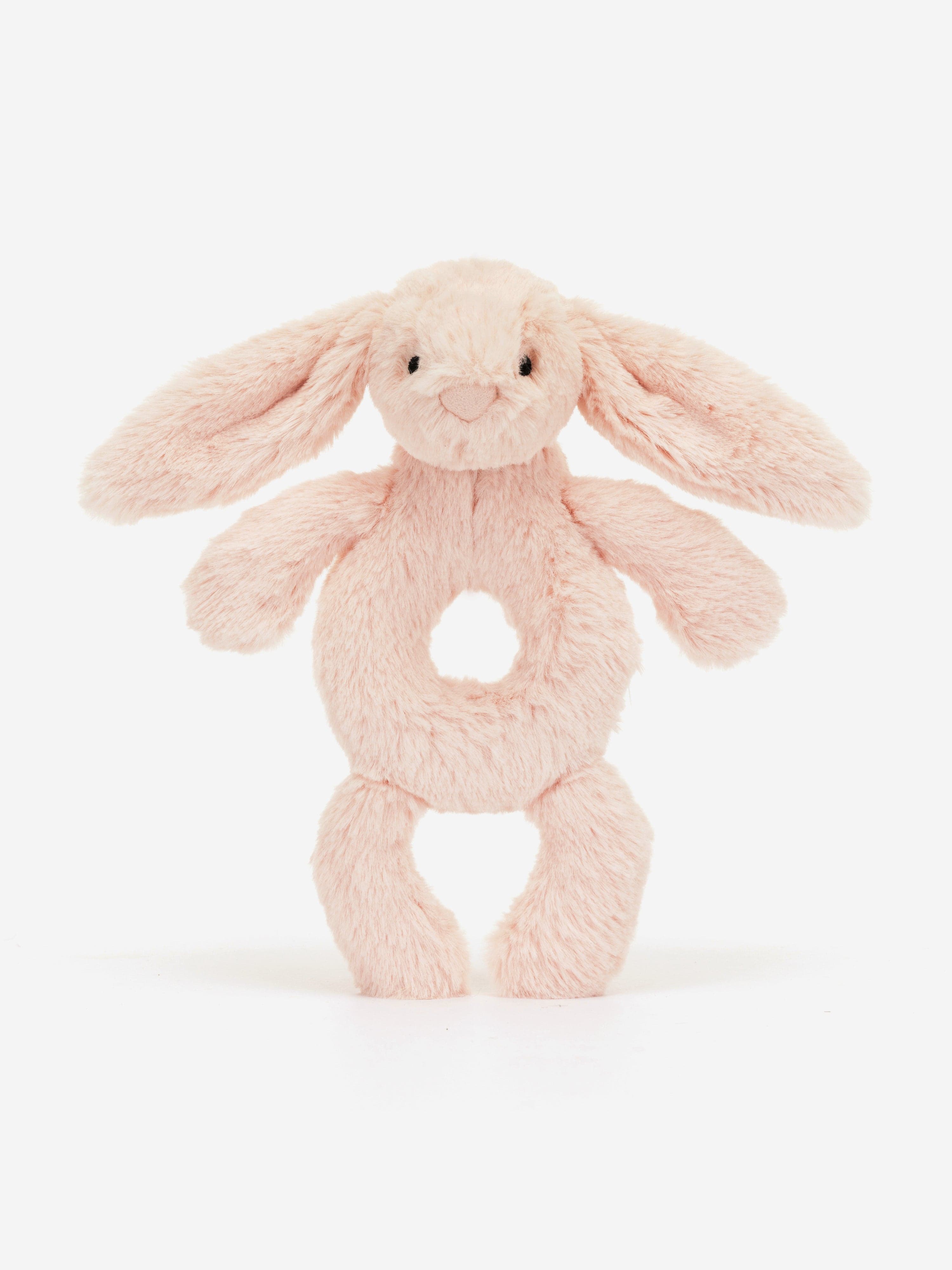 Jellycat Bashful Blush Bunny Ring Rattle in Pink (18 CM)