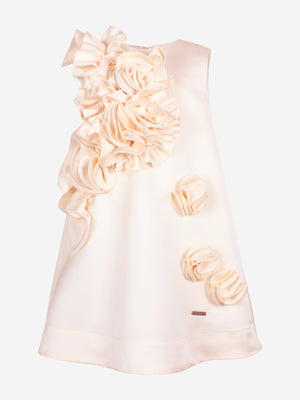 Jessie And James Girls Sweet Pea Dress in Ivory