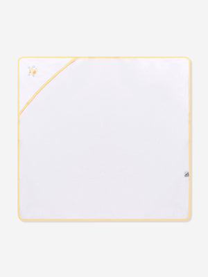 Magnolia Baby Baby Rubber Ducky Embroidered Towel in White