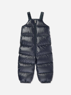 Moncler Enfant Baby Down Padded Snowsuit in Navy