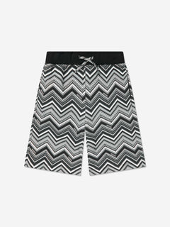 Missoni Boys Zigzag Shorts in Black
