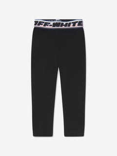 Off-White Girls Logo Band Leggings in Black
