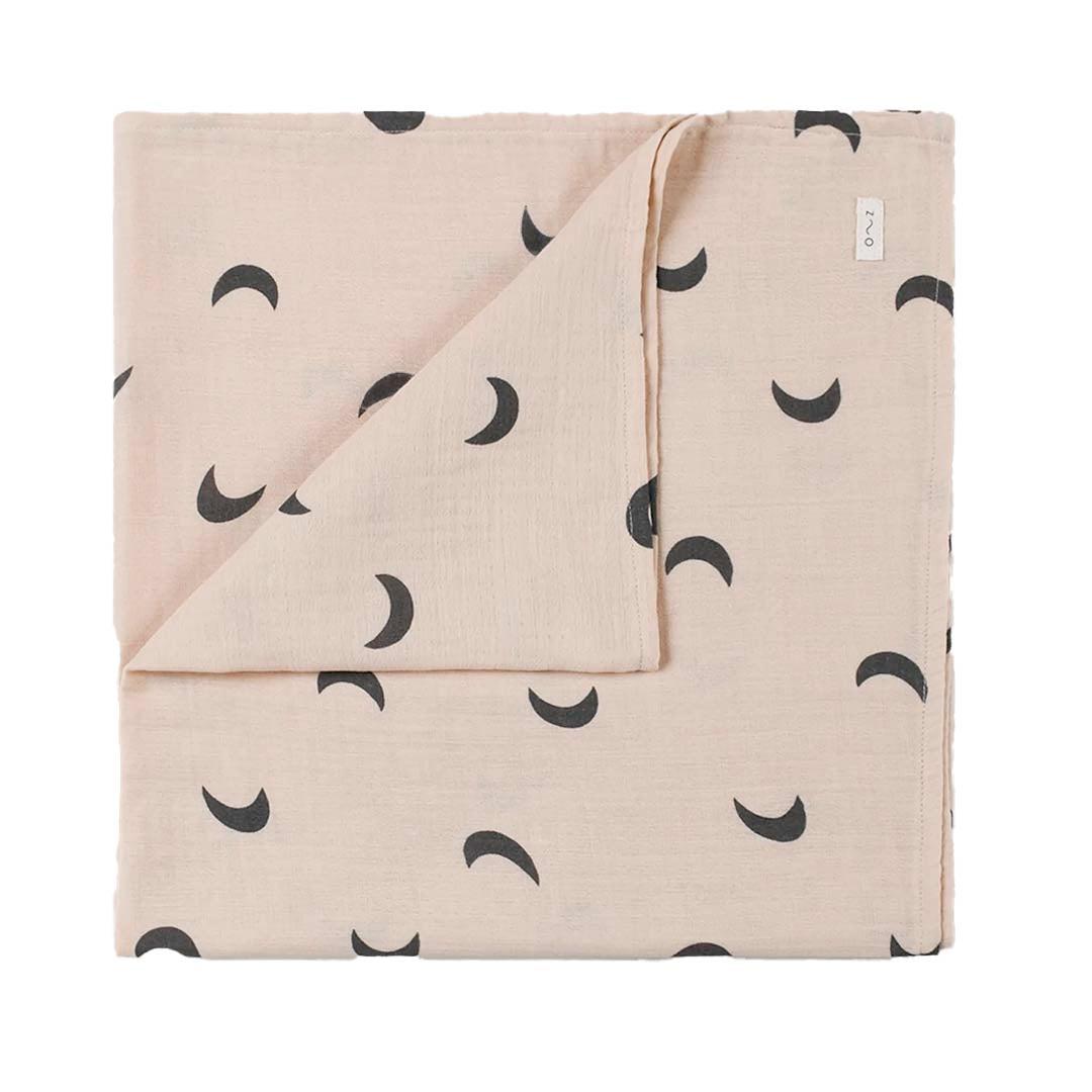 Organic Zoo Muslin - Pebble Midnight-Muslin Squares- | Natural Baby Shower