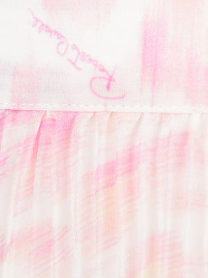 Roberto Cavalli Girls Leopard Print Pleated Skirt