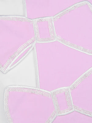 Simonetta & White Cotton Bow Dress