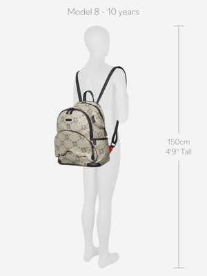 Sprayground Kids Double Money Savage Backpack in Grey (46cm)