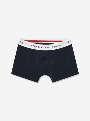 Tommy Hilfiger Boys 2 Pack Boxer Shorts Set in Navy
