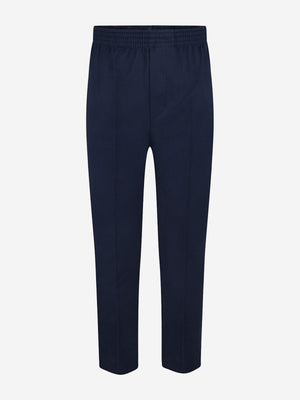 Zeco Boys School Full Elastic Pull Up Trousers in Navy
