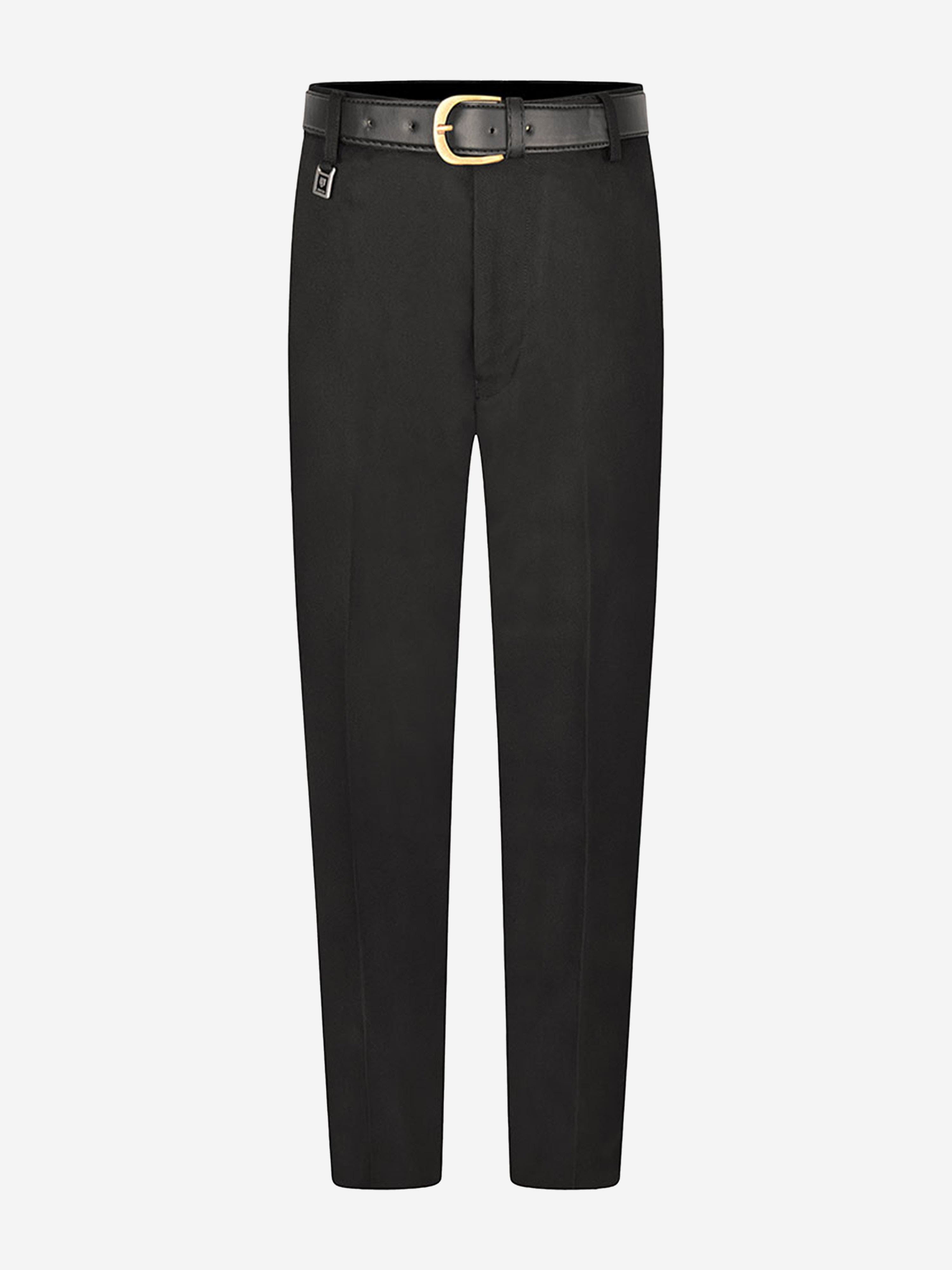 Zeco Boys School Senior Standard Fit Trousers - Long Leg in Black