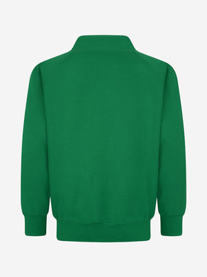 Zeco Kids School Sweatshirt Cardigan in Green