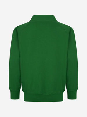 Zeco Kids School Sweatshirt Cardigan in Green