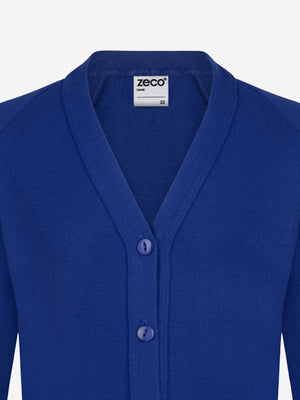 Zeco Kids School Knitted Cardigan in Blue