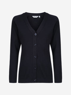 Zeco Kids School Cotton Mix Knitted Cardigan in Navy