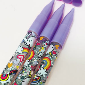 Rachel Ellen - Parıltılı Kalem Mor Unicorn