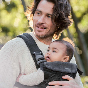 BabyBjörn Harmony 3D Mesh/Jersey Baby Carrier - Black-Baby Carriers- | Natural Baby Shower