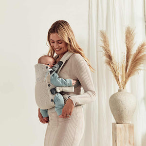 BabyBjörn Harmony 3D Mesh/Jersey Baby Carrier - Cream-Baby Carriers- | Natural Baby Shower