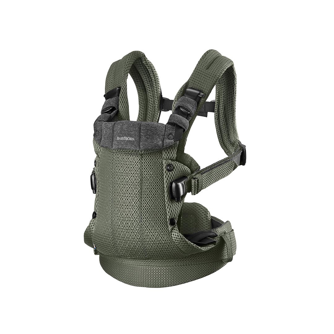 BabyBjörn Harmony Baby Carrier - Dark Green - 3D Mesh-Baby Carriers-Dark Green-3D Mesh | Natural Baby Shower