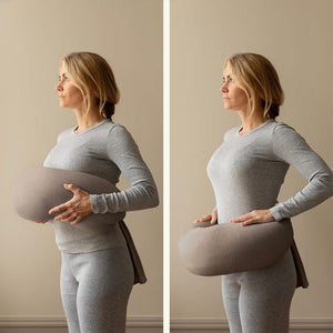 bbhugme Nursing Pillow - Hazel Brown-Nursing Pillows-Hazel Brown- | Natural Baby Shower