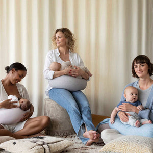 bbhugme Nursing Pillow - Pink Melange-Nursing Pillows-Pink Melange- | Natural Baby Shower