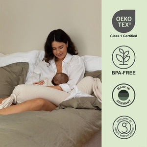 bbhugme Nursing Pillow - Soft White-Nursing Pillows-Soft White- | Natural Baby Shower