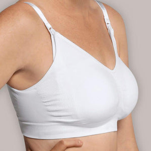Carriwell Original Maternity + Nursing Bra - White-Nursing Bras-White-S | Natural Baby Shower
