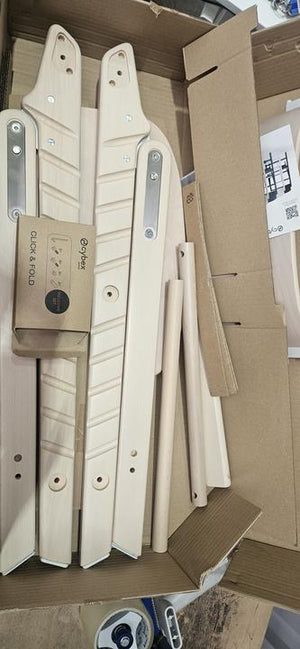 Outlet - CYBEX Click & Fold 4 In 1 Highchair - Natural-Highchairs-Natural- | Natural Baby Shower