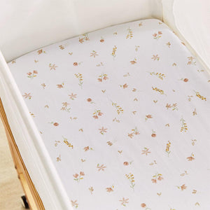 CuddleCo Universal Crib/ Co Sleeper Sheets 2pk - Cashmere Meadow-Sheets-Cashmere Meadow-Crib | Natural Baby Shower