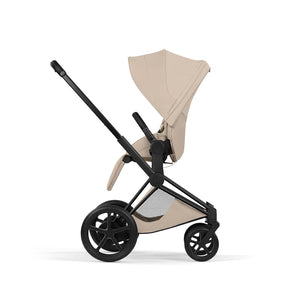 CYBEX e-Priam Style Single Pushchair-Strollers-Sepia Black-Chrome Brown | Natural Baby Shower