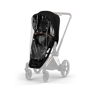 CYBEX e-Priam Style Single Pushchair-Strollers-Sepia Black-Chrome Brown | Natural Baby Shower