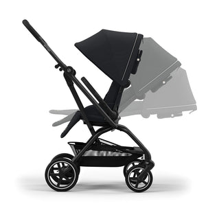 CYBEX Eezy S Twist+ 2 Pushchair - Magic Black-Strollers-Magic Black- | Natural Baby Shower