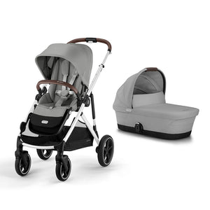 CYBEX Gazelle S Pushchair - Stone Grey - Silver-Strollers-Stone Grey-Silver | Natural Baby Shower