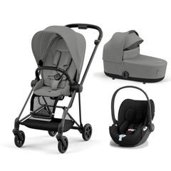 CYBEX Mios + Cloud T Travel System - Mirage Grey-Travel Systems-Mirage Grey/Matt Black-Lux | Natural Baby Shower