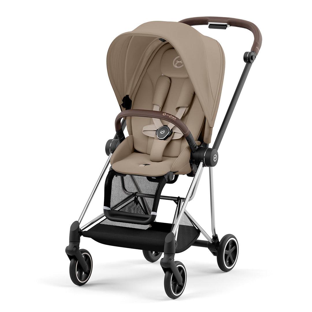 CYBEX Mios Pushchair - Cozy Beige-Strollers-Cozy Beige/Chrome Black-None | Natural Baby Shower