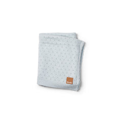 Elodie Details Pointelle Blanket - Bermuda Blue-Blankets-Bermuda Blue- | Natural Baby Shower