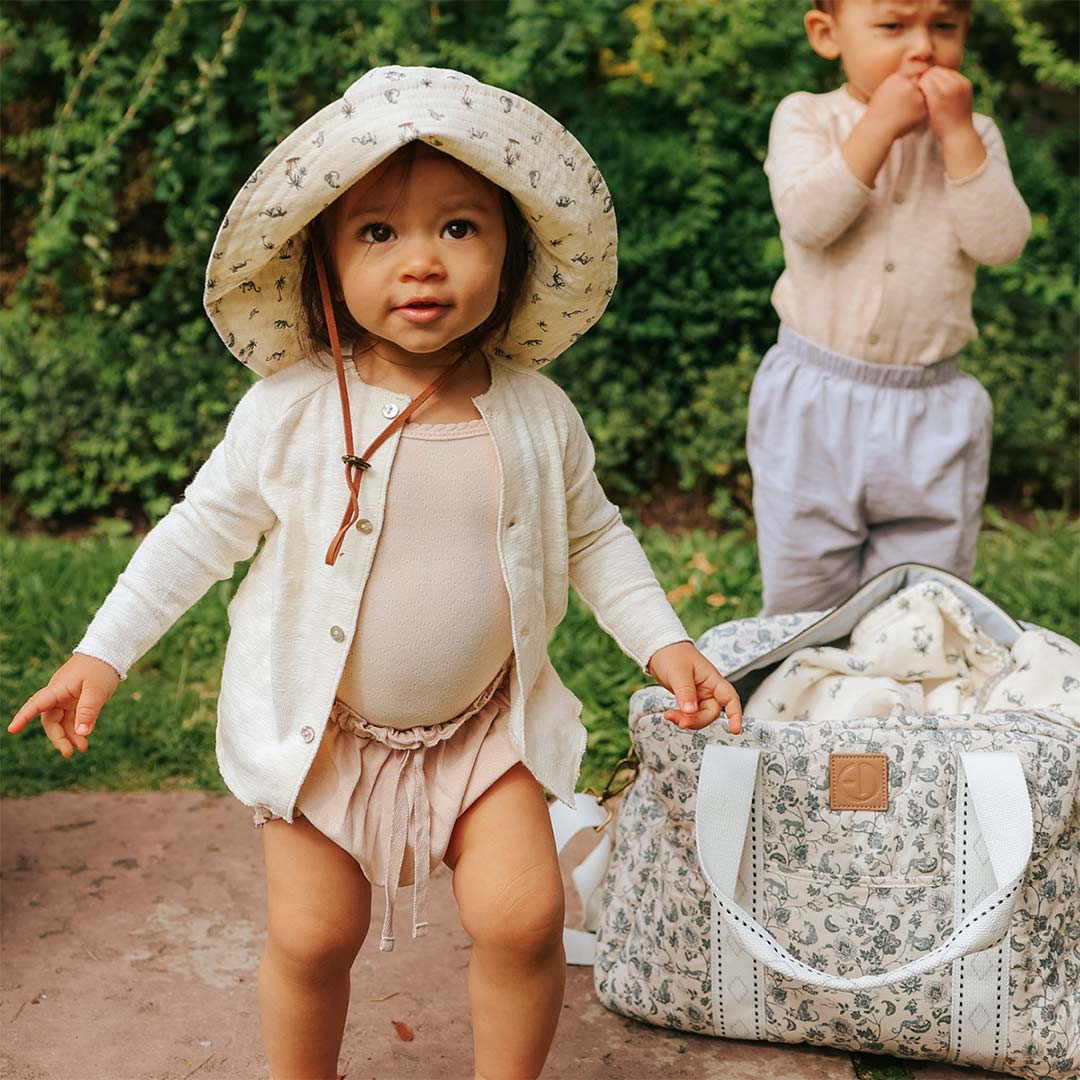 Elodie Details Changing Bag - Garden Leo Toile-Changing Bags-Garden Leo Toile- | Natural Baby Shower