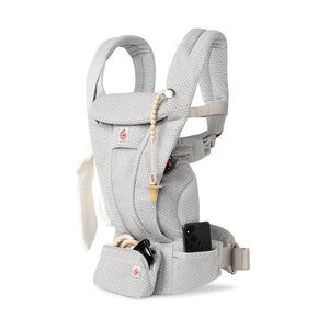 Ergobaby Omni Deluxe Mesh - Pearl Grey-Baby Carriers-Pearl Grey- | Natural Baby Shower
