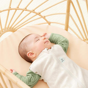 ergoPouch Organic All Year Cocoon Swaddle Sleeping Bag - 1 Tog - Oatmeal-Sleeping Bags- | Natural Baby Shower