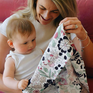 ETTA LOVES x LIBERTY – Sensory XL 'Wharfdale' Muslin Swaddle - Multicoloured-Muslin Wraps-Multicoloured-120x120 | Natural Baby Shower