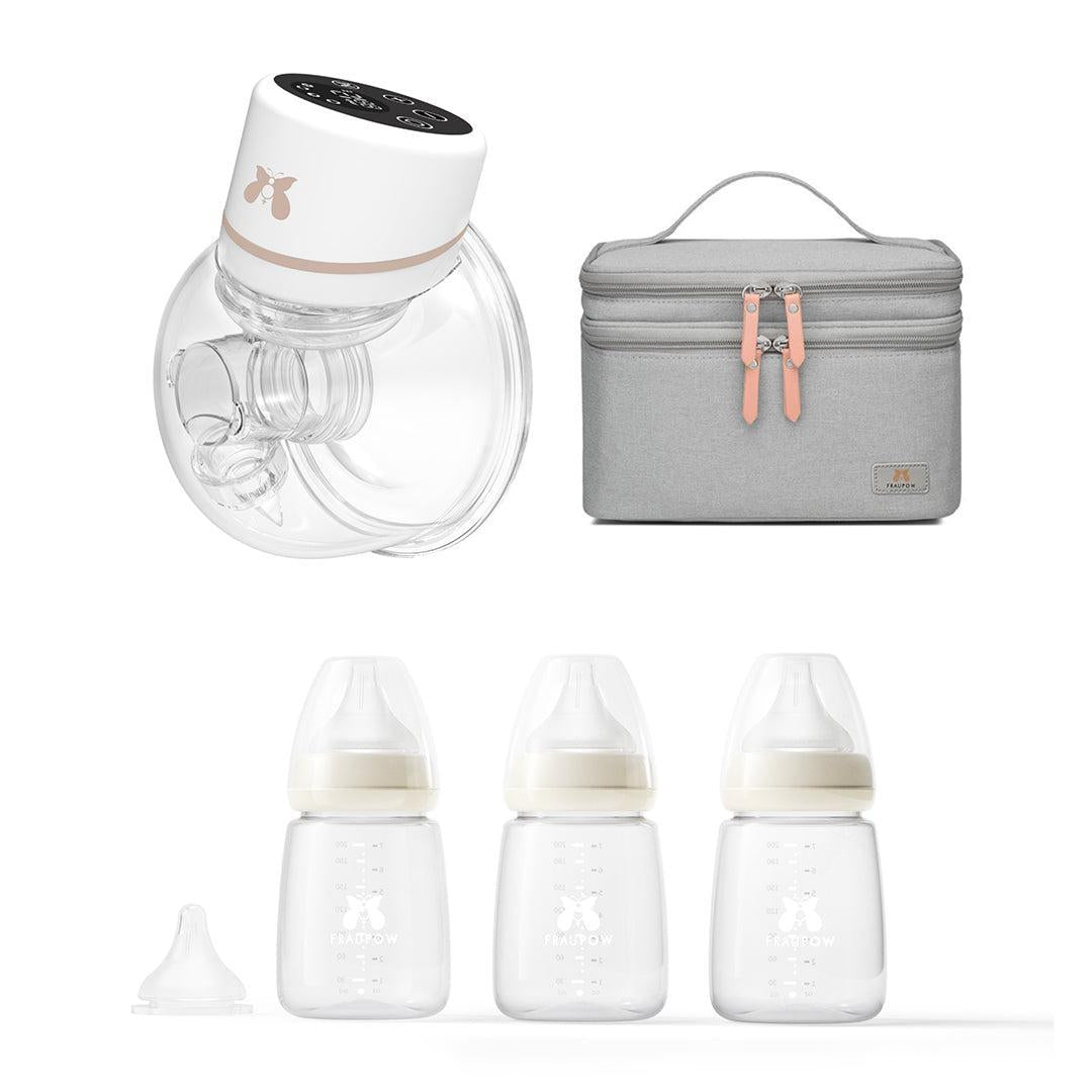 Fraupow Pump & Go Bundle-Breast Pumps- | Natural Baby Shower