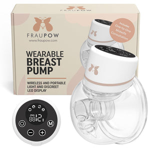 Fraupow Wearable Hands-Free Breast Pump-Breast Pumps- | Natural Baby Shower